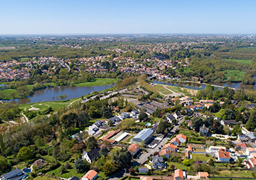 Vue aérienne Vertou