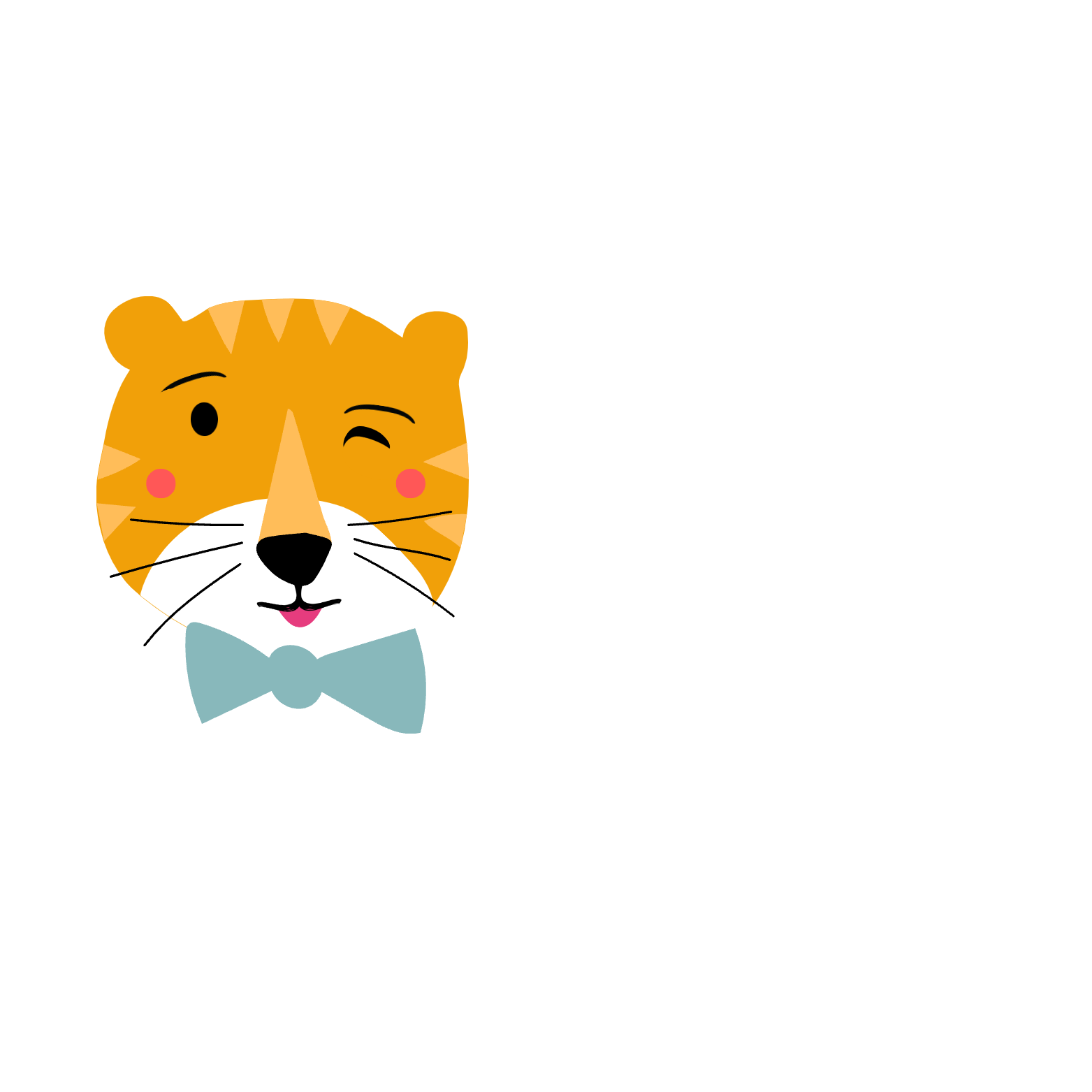 Logo BABY'SIT ÉVÉNEMENT - Écriture Blanche Lieu