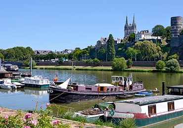 Vue centre-ville Angers