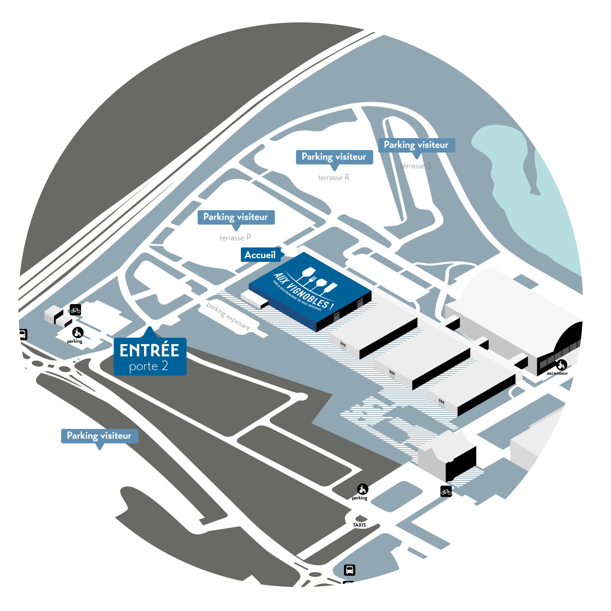 Plan d'accès Parc Expo La Beaujoire