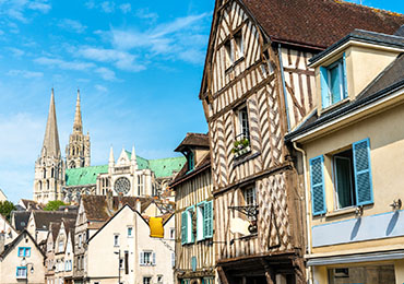 Vue Centre ville Chartres