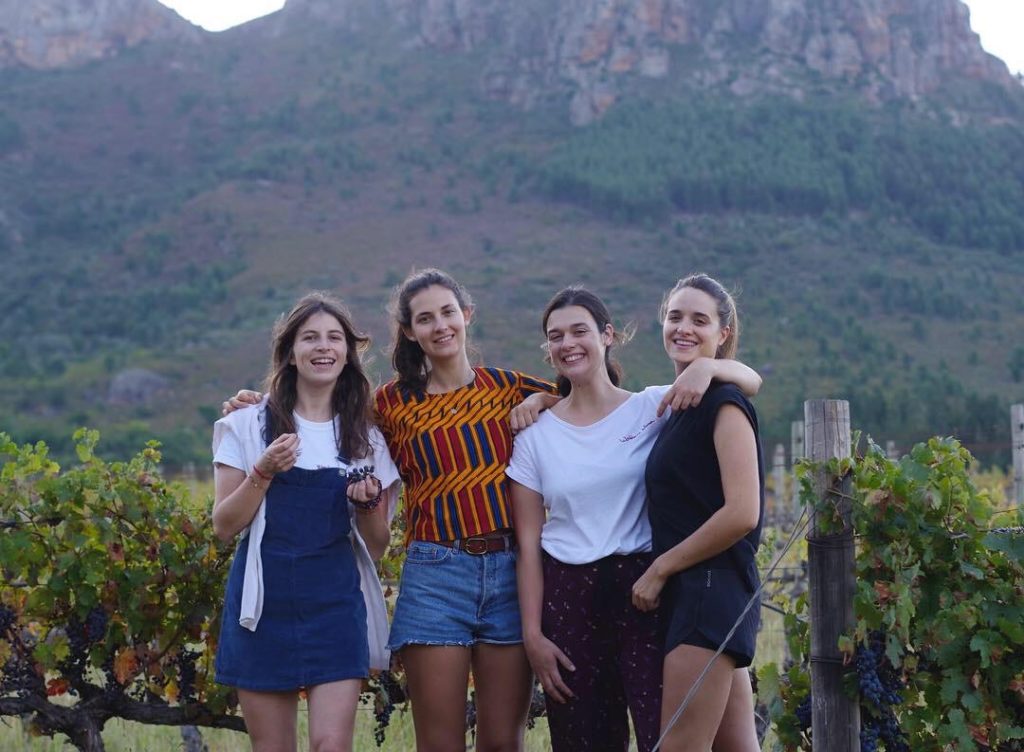 Les Worldwine Women dans le vignoble Haut Espoir à Franschhoek en Afrique du Sud